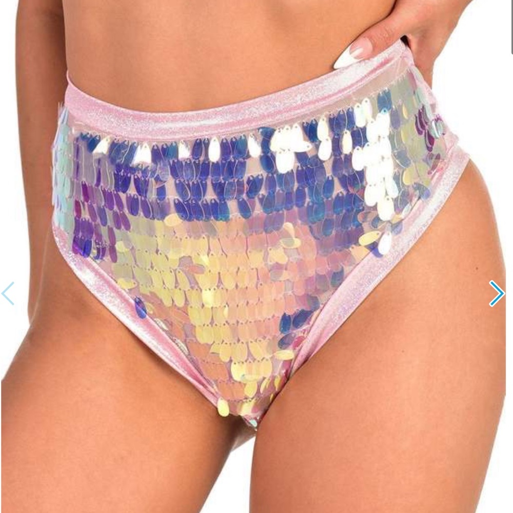 Sequin queen high waisted bottoms